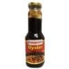 Pandaroo Oyster Sauce bottle with a gold cap and red label, 250ml, Traditional Recipe.
