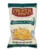 Proper Crisps bag, Rosemary & Thyme flavor, 150g, hand-cooked, gluten-free, GMO-free.
