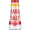 Saxa sea salt container, white-red, 750g, twist-top, Australian origin.