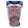 Sofiko Fine Foods Himalayan Pink Salt package with coarse grains, blue and white design.
