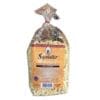 Bag of Squisito Cavatelli pasta in clear packaging with red tie and detailed label.