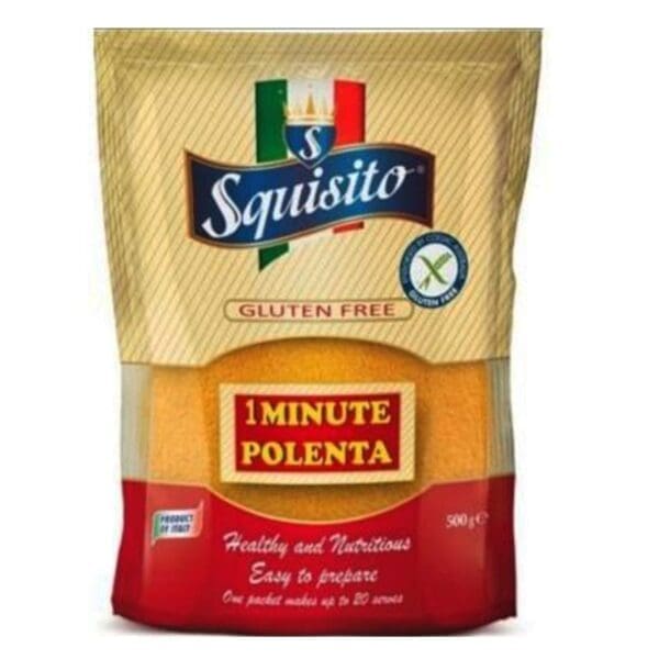 Squisito gluten-free polenta, cooks in 1 minute, 500g, healthy, nutritious, made in Italy.