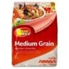 SunRice Medium Grain Calrose Rice 1kg, gluten-free, ideal for Middle Eastern and Spanish dishes.