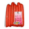 Package of SunValley Thin Franks, 0.530 kg, contains multiple red sausages, made in Australia.