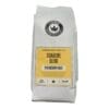 White coffee bag, Lund Coffee Roasters, Signature Blend, rich medium roast, whole beans.