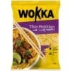 WOKKA Thin Hokkien noodles package with yellow-purple design, showing bowl and ingredients.