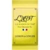 Yellow tea package of La Maison Du Thé, Lemon & Ginger flavor, with French flag.