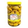 Jar of Zuccato Olive "Belle di Cerignola," 1650g, with yellow lid and multi-language label.